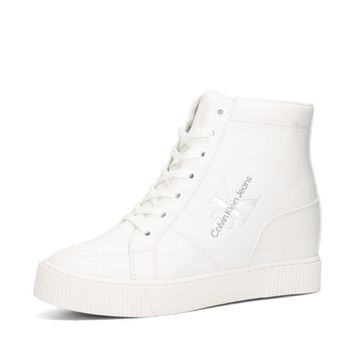 Calvin Klein női stílusos boka sneakerek - fehér